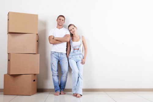 Storage units and organised belongings in Pinner