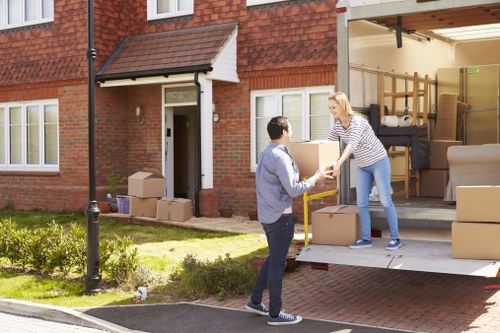 A sustainable van collection in Pinner with sorted recyclable household items