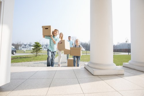 Local flat removals service managing an apartment move in Pinner