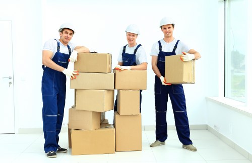 Professional removals team planning a move in Pinner