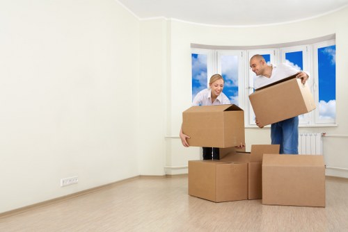 Furniture removals service managing a flat move in Pinner