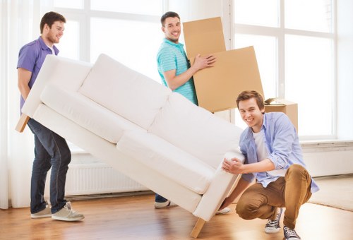Governing law and liability terms for a man and van service