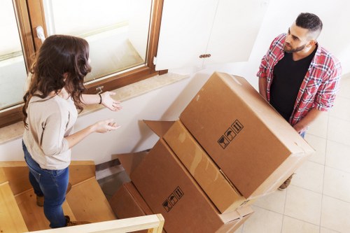 Careful packing supplies prepared for house removals in Pinner